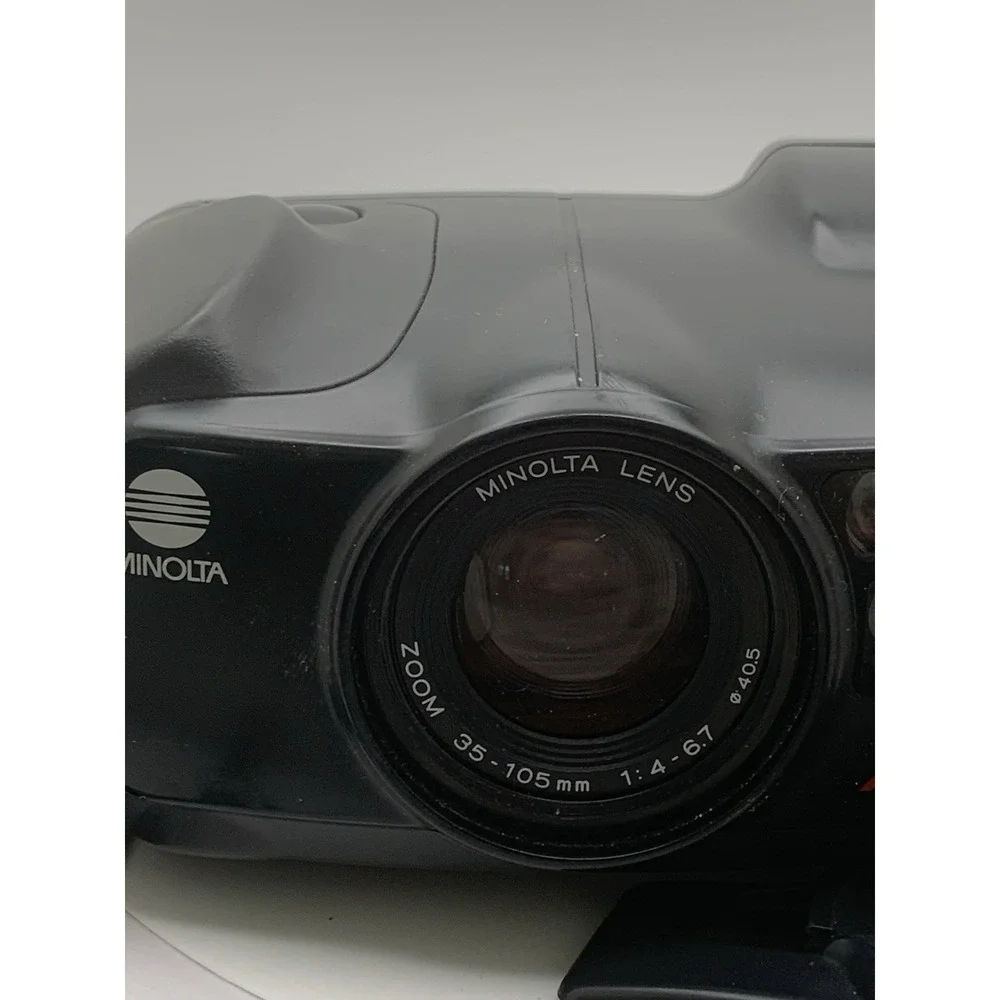 Minolta Freedom Zoom 105i APZ Quartz Date 35mm Film Camera Black - Parts Only